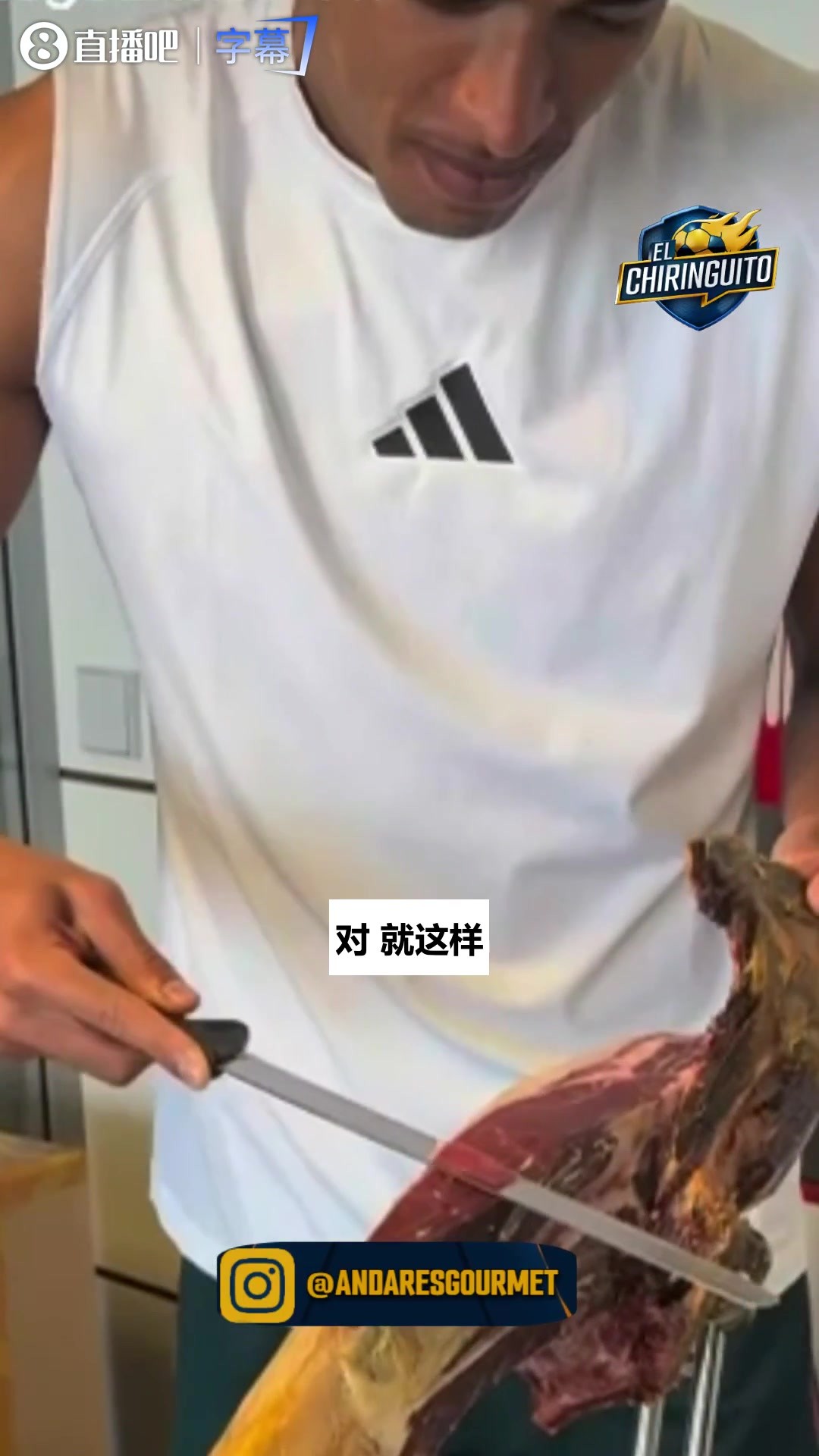 贝林厄姆新技能曝光：进球助攻全会，切火腿也是有模有样🔪